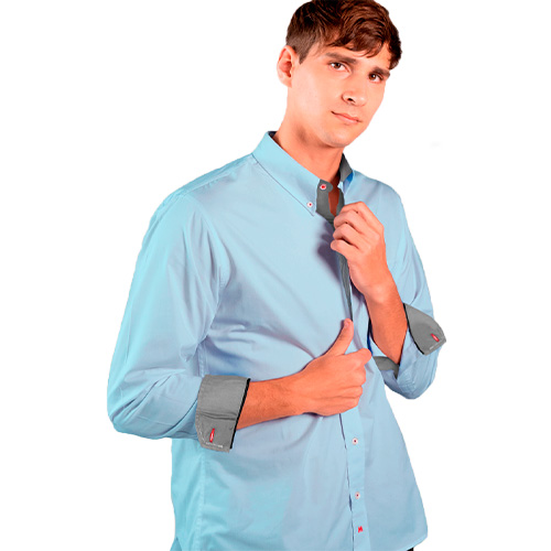 CAMISA MAG GABARDINA CABALLERO MANGA LARGA - Vista 3